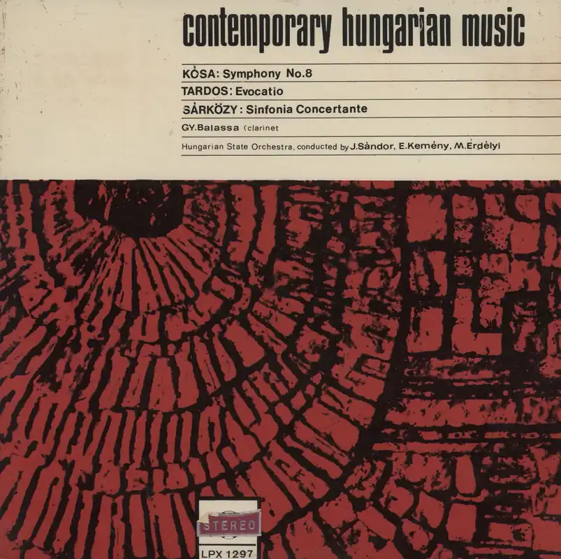 Affordable The Hungarian State Orchestra Contemporary Hungarian Music Hungarian Vinyl LP