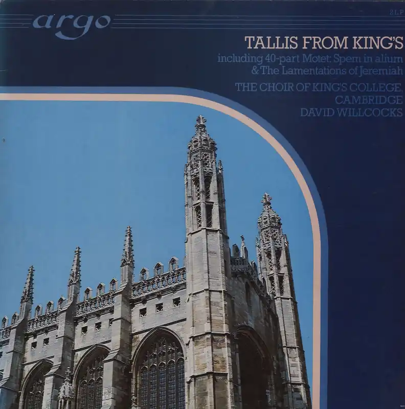 Trusted Brand The Choir Of King's College, Cambridge Tallis From King's UK 2-LP vinyl set