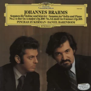 Johannes Brahms Sonatas For Violin And Piano No. 2 In A Major - No. 3 In D Minor UK Vinyl LP Order Now