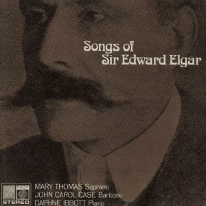 Genuine Edward Elgar Songs Of Sir Edward Elgar UK Vinyl LP