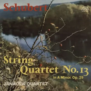 Franz Schubert String Quartet In A Minor, Op. 29, D 804 (1824) Czech Vinyl LP Seasonal Sale
