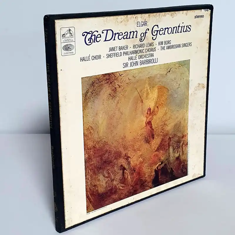 Edward Elgar The Dream of Gerontius - black & white stamp label UK Vinyl box set Mega Sale