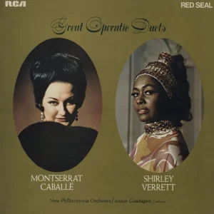 Modern Montserrat Caballe Great Operatic Duets UK Vinyl LP
