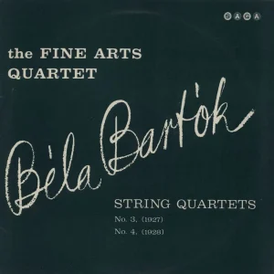 The Fine Arts Quartet Béla Bartók: String Quartets No. 3 & No. 4 UK Vinyl LP Limited Time