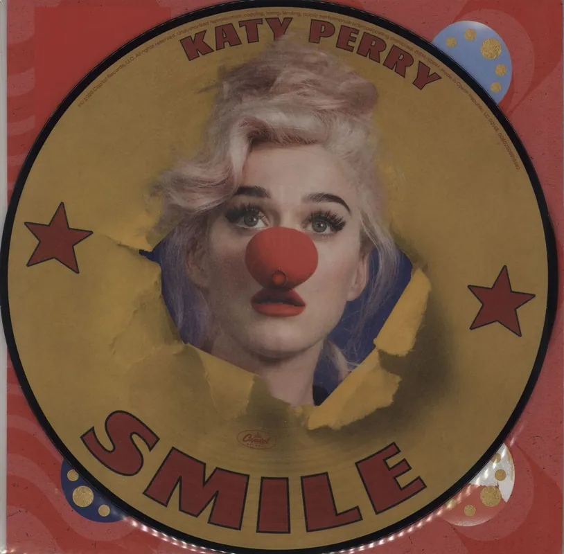 Save Now Katy Perry Smile UK Picture disc LP