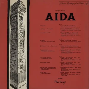 Giuseppe Verdi Aida UK Vinyl LP Final Sale