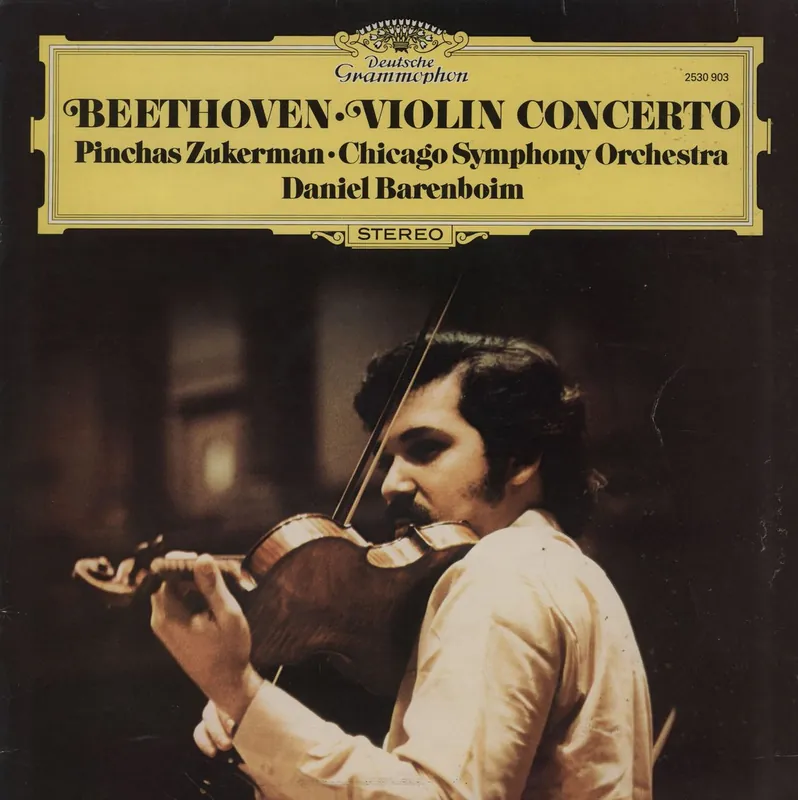 Premium Pinchas Zukerman Violin Concerto UK Vinyl LP