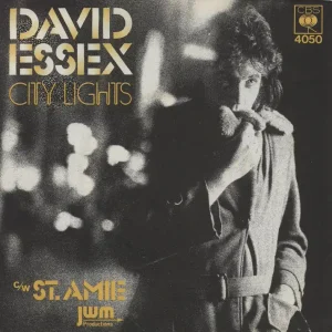 David Essex City Lights - Wide centre UK 7" vinyl Price Drop