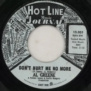 Last Chance Al Green Don't Hurt Me No More US 7" vinyl
