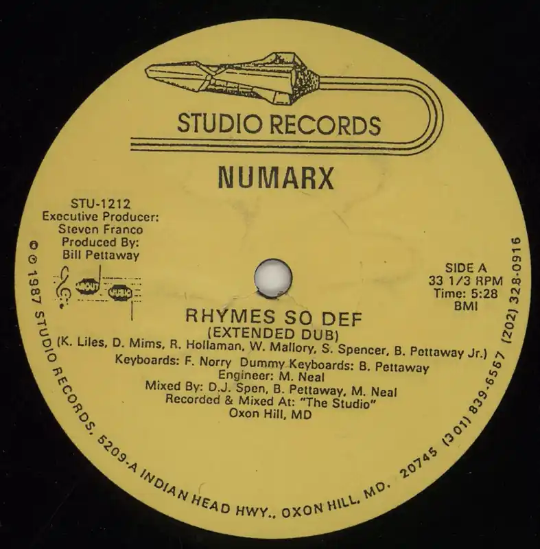 Express Delivery Numarx Rhymes So Def US 12" vinyl