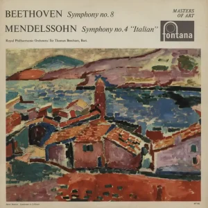 Price Drop The Royal Philharmonic Orchestra Beethoven: Symphony No. 8 / Mendelssohn: Symphony No. 4 "Italian" UK Vinyl LP