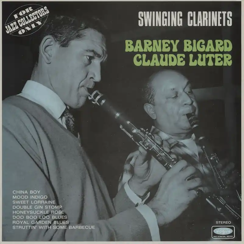 Handmade Barney Bigard Swinging Clarinets French Vinyl LP