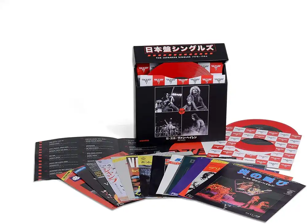 Van Halen The Japanese Singles 1978-1984 - Red Vinyl - Sealed UK 7" box set High Quality
