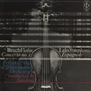 Exclusive Offer Christian Ferras Bruch Violin Concerto No.1 / Lalo Symphonie Espagnole UK Vinyl LP
