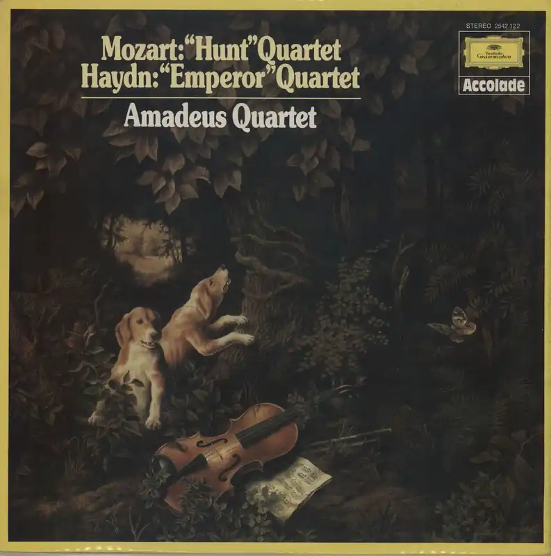 Trusted Brand The Amadeus String Quartet Mozart: "Hunt" Quartet / Haydn: "Emperor" Quartet UK Vinyl LP
