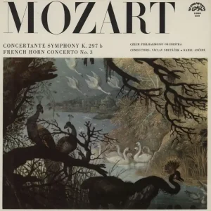 Best Choice Wolfgang Amadeus Mozart Concertante Symphony K.297b / French Horn Concerto No. 3 Czech Vinyl LP