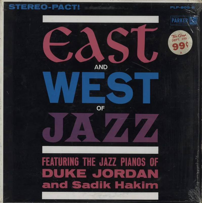Buy Today Duke Jordan East And West Of Jazz US Vinyl LP