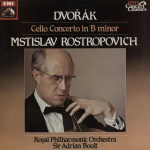 Bargain Mstislav Rostropovich Dvorák: Cello Concerto In B Minor - 2nd UK Vinyl LP