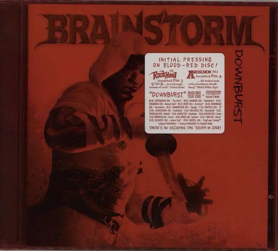 Secure Checkout Brainstorm Downburst German CD album