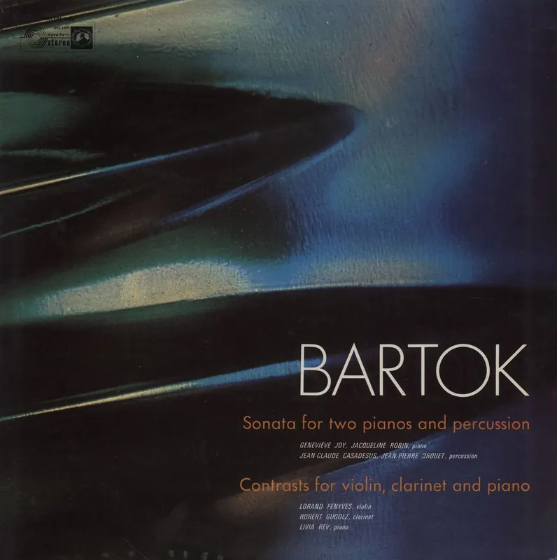 One Day Deal Béla Bartók Sonata For Two Pianos And Percussion / Contrasts For Violin, Clarinet And Piano UK Vinyl LP