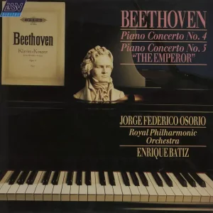 Factory Price Jorge Federico Osorio Beethoven: Piano Concerto No. 4 / Piano Concerto No. 5 "The Emperor" UK Vinyl LP