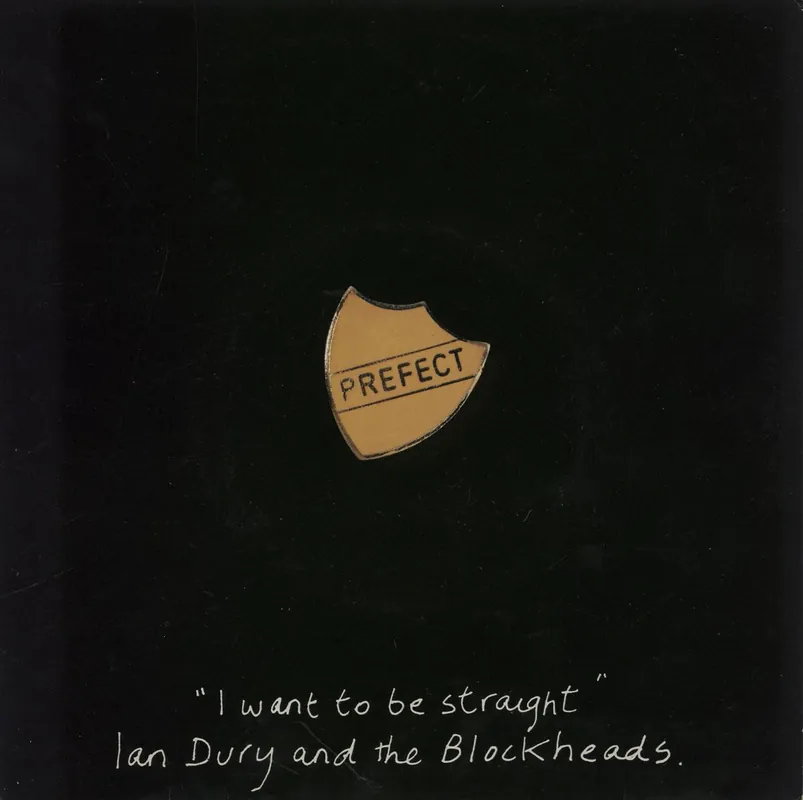 Holiday Sale Ian Dury I Want To Be Straight - Wide + Prefect Sleeve UK 7" vinyl