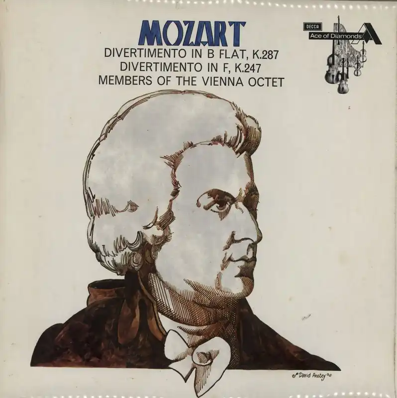 Wolfgang Amadeus Mozart Divertimento In B Flat, K.287 / Divertimento In F, K.247 UK Vinyl LP Viral