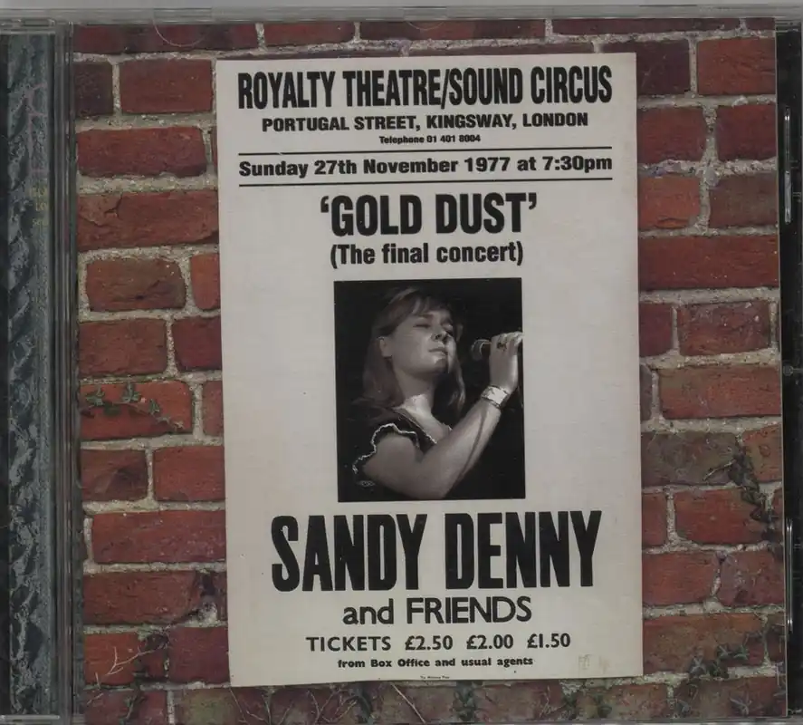 Sandy Denny Gold Dust - Live At The Royalty UK CD album Budget