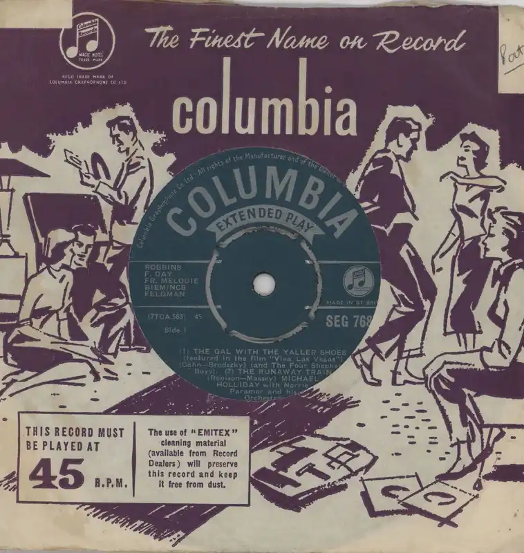 Affordable Michael Holliday Music With Mike EP UK 7" vinyl