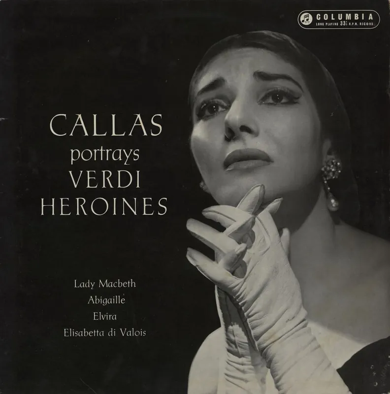 Maria Callas Callas Portrays Verdi Heroines UK Vinyl LP Limited Edition