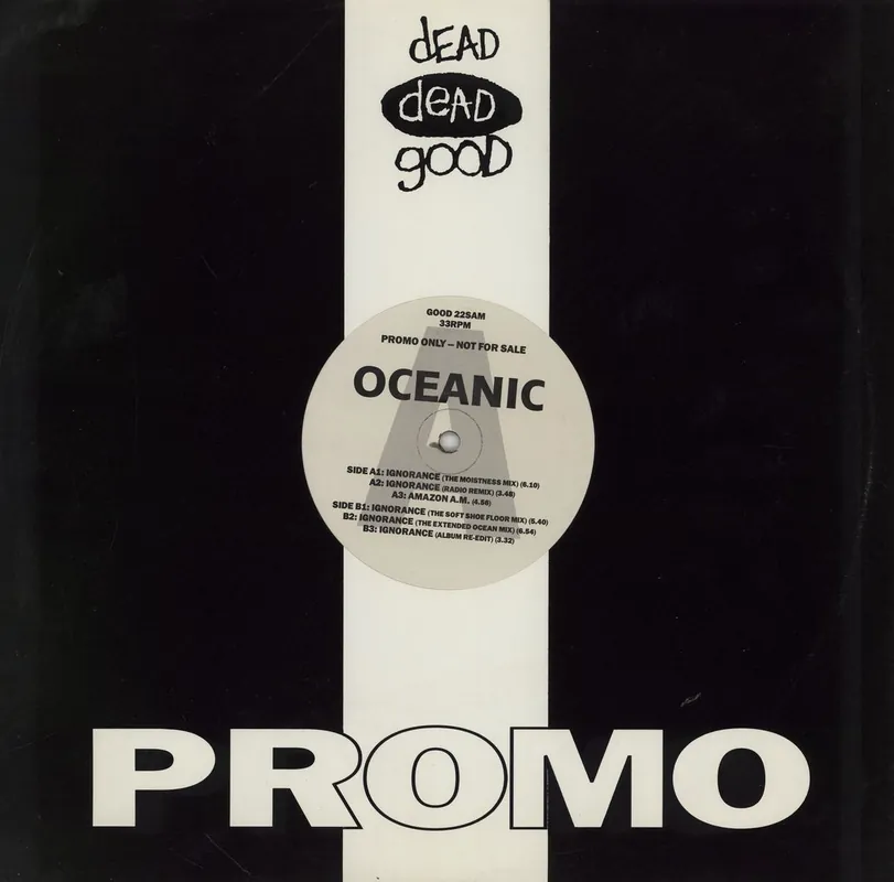 Oceanic Ignorance UK Promo 12" vinyl Genuine