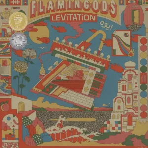 Flamingods Levitation - Gold Vinyl - Dinked Edition - Autographed - Sealed UK Vinyl LP Exclusive