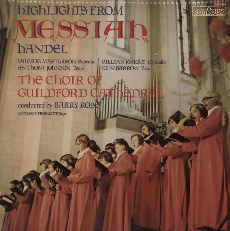 Big Sale George Frideric Handel Highlights From Messiah UK Vinyl LP