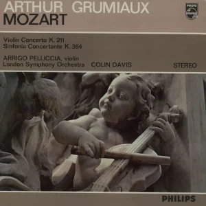Arthur Grumiaux Violin Concerto K. 211 / Sinfonia Concertante K. 364 Dutch Vinyl LP Time-Limited