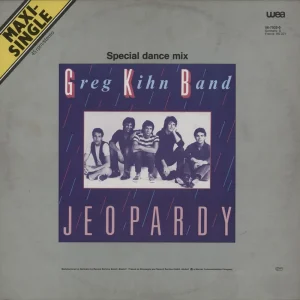 Greg Kihn Jeopardy German 12" vinyl Final Sale
