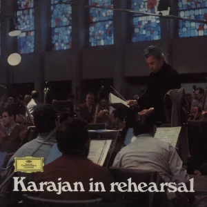 Herbert Von Karajan Karajan In Rehearsal Austrian Vinyl LP Authentic