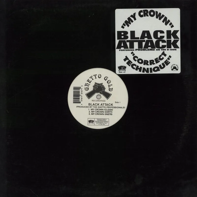 Certified Black Attack My Crown / Correct Technique US 12" vinyl