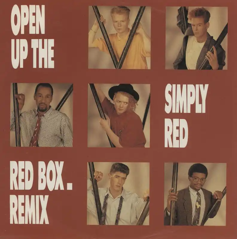 Brand New Simply Red Open Up The Red Box - Remix UK 7" vinyl