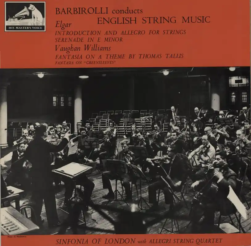 Big Sale The Sinfonia Of London Barbirolli Conducts English String Music - 4th UK Vinyl LP