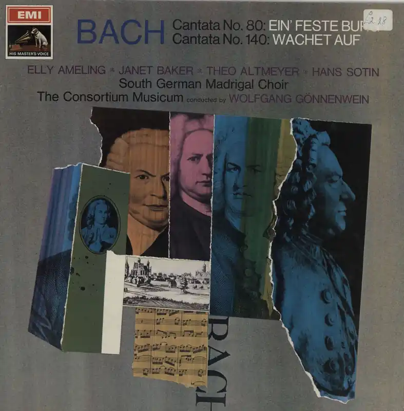 Johann Sebastian Bach Cantatas 80 & 140 UK Vinyl LP Secure Checkout