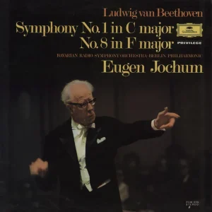 Ludwig Van Beethoven Beethoven: Symphony No. 1 in C major & No. 8 in F major UK Vinyl LP Warranty Included