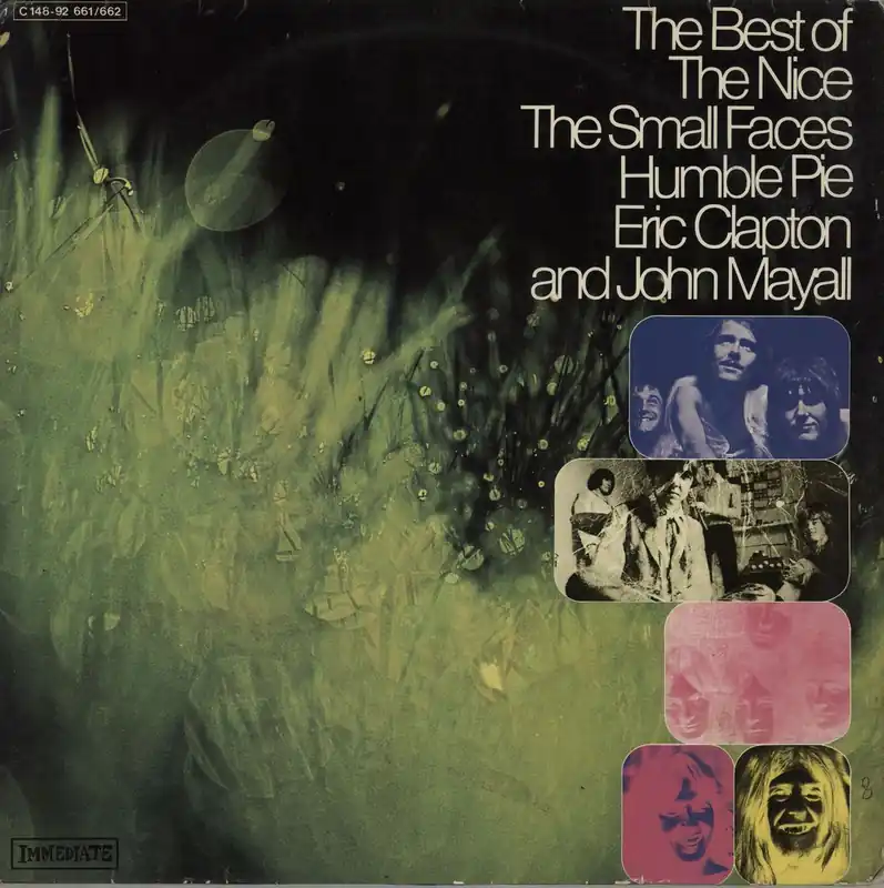 Immediate Label The Best Of The Nice, The Small Faces, Humble Pie Etc - VG German 2-LP vinyl set Bargain
