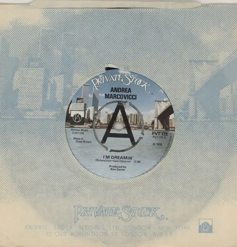 Money Back Guarantee Andrea Marcovicci I'm Dreamin' - A Label UK Promo 7" vinyl