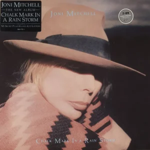 Joni Mitchell Chalk Mark In A Rain Storm - Hype Stickered UK Vinyl LP Crafted