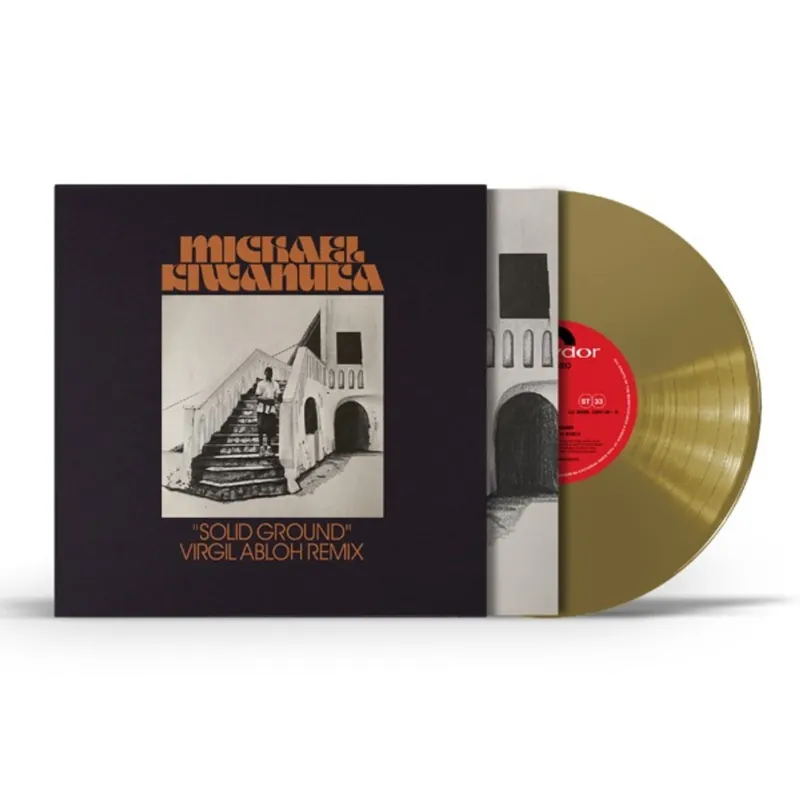 Discount Michael Kiwanuka Solid Ground - Virgil Abloh Remix - Gold Vinyl - Sealed UK 10" vinyl