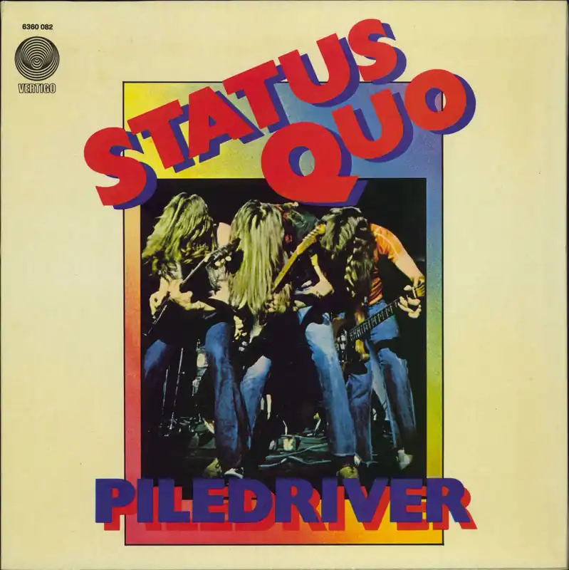 Status Quo Piledriver - EX Italian Vinyl LP High Quality