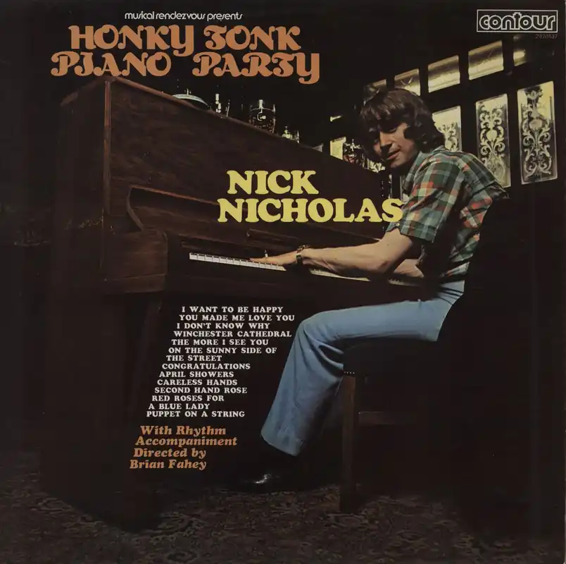 Best Choice Nick Nicholas Honky Tonk Piano Party UK Vinyl LP