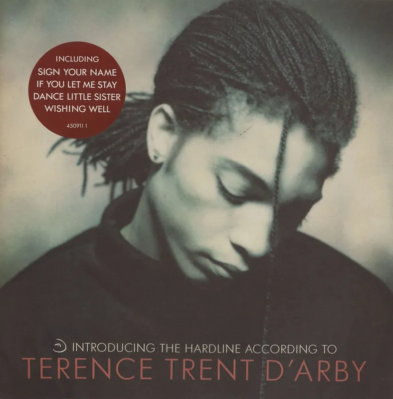 In Demand Terence Trent D'Arby Introducing The Hardline According To... + 4-Song Red Hype Sticker UK Vinyl LP