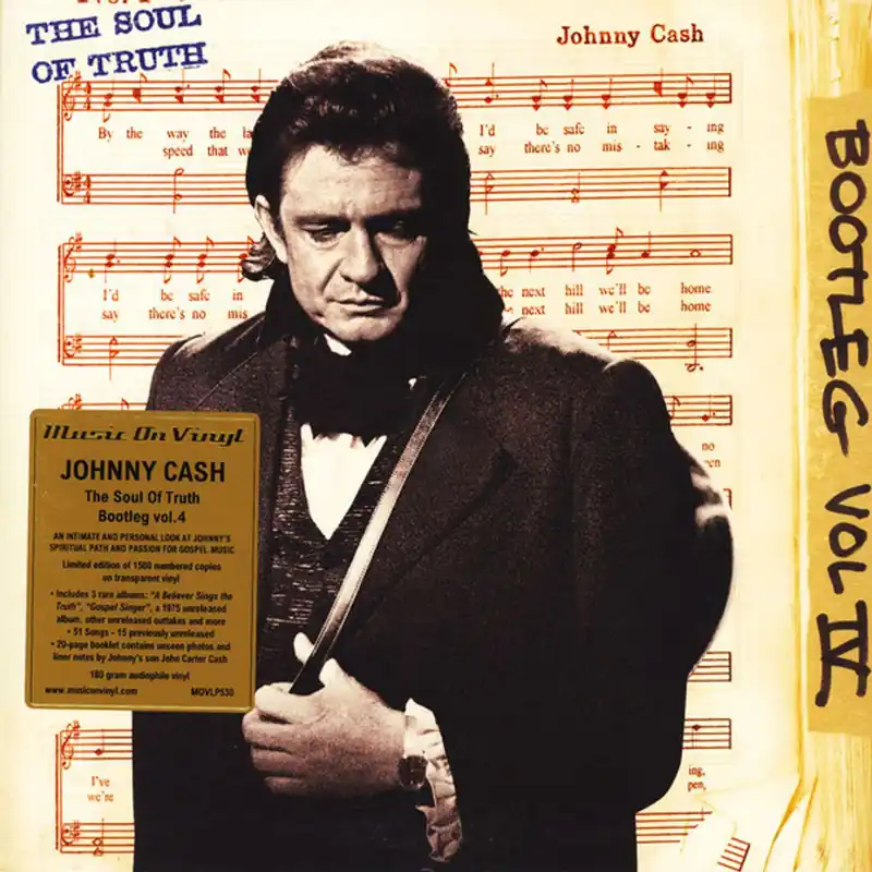 Johnny Cash The Soul Of Truth: Bootleg Vol. 4 - 180gm Clear Vinyl + Numbered UK 3-LP vinyl set Save Now