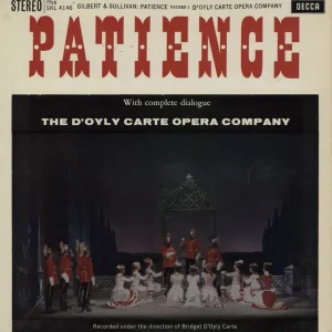 The D'Oyly Carte Opera Company Patience UK 2-LP vinyl set Low Price